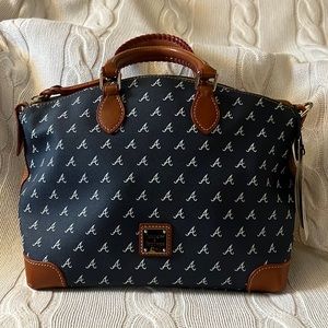 Dooney & Bourke MLB Braves Game Day Satchel